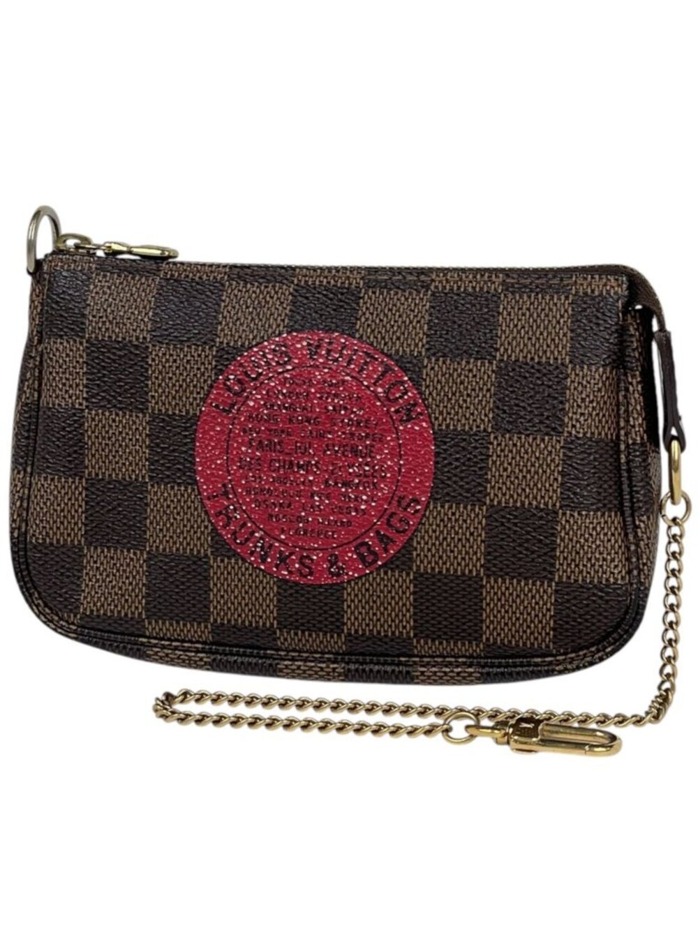Louis Vuitton Mini Pochette Accessoires Pouch T&b Damier Brown